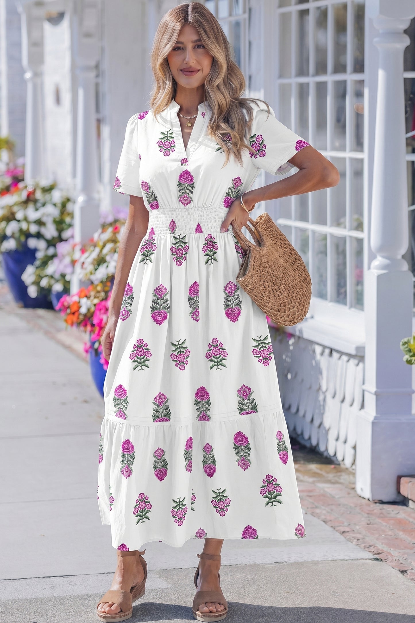 The Garden Grace Midi Dress