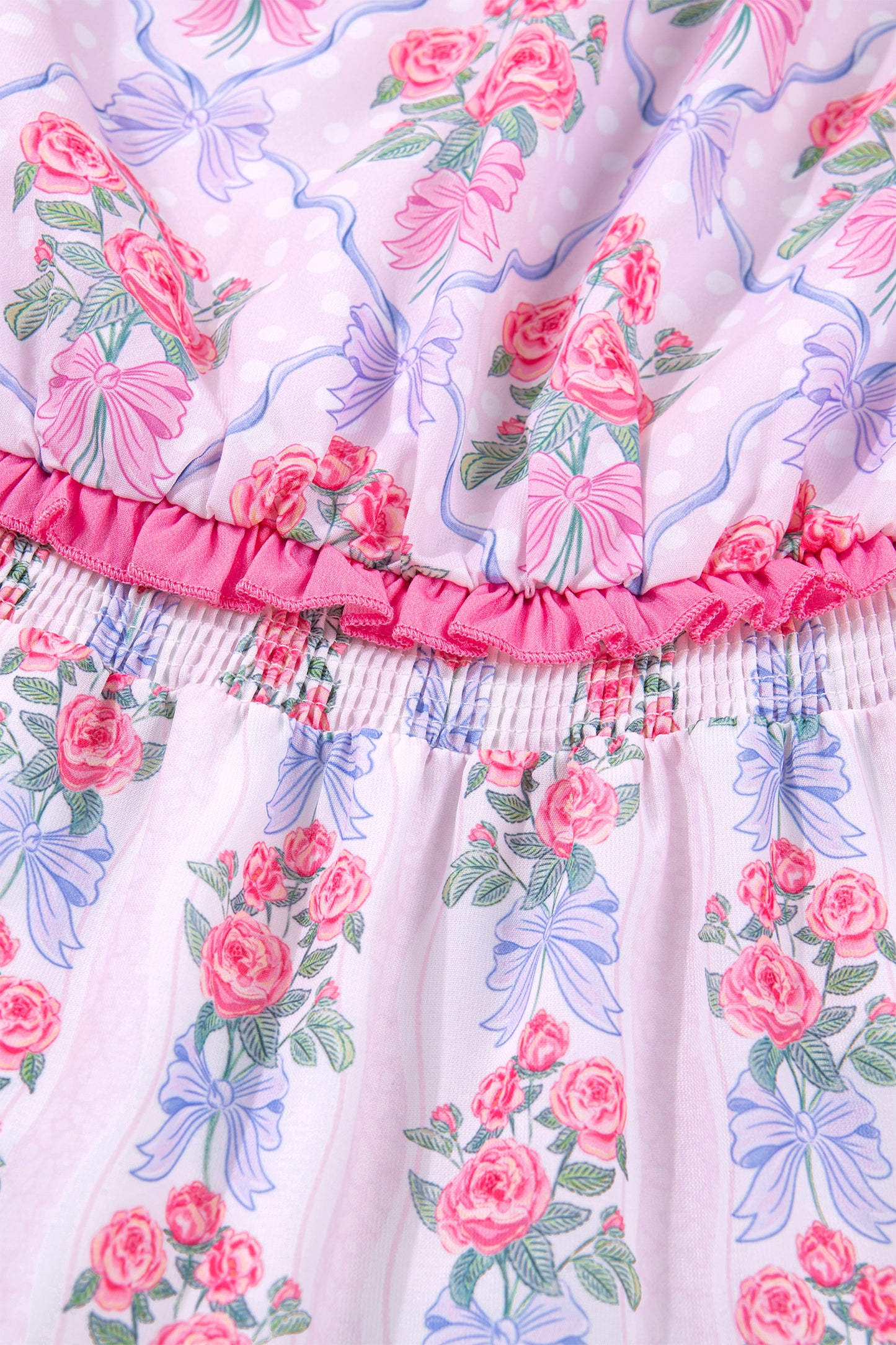 Petal Charm Ruffle Mini Dress