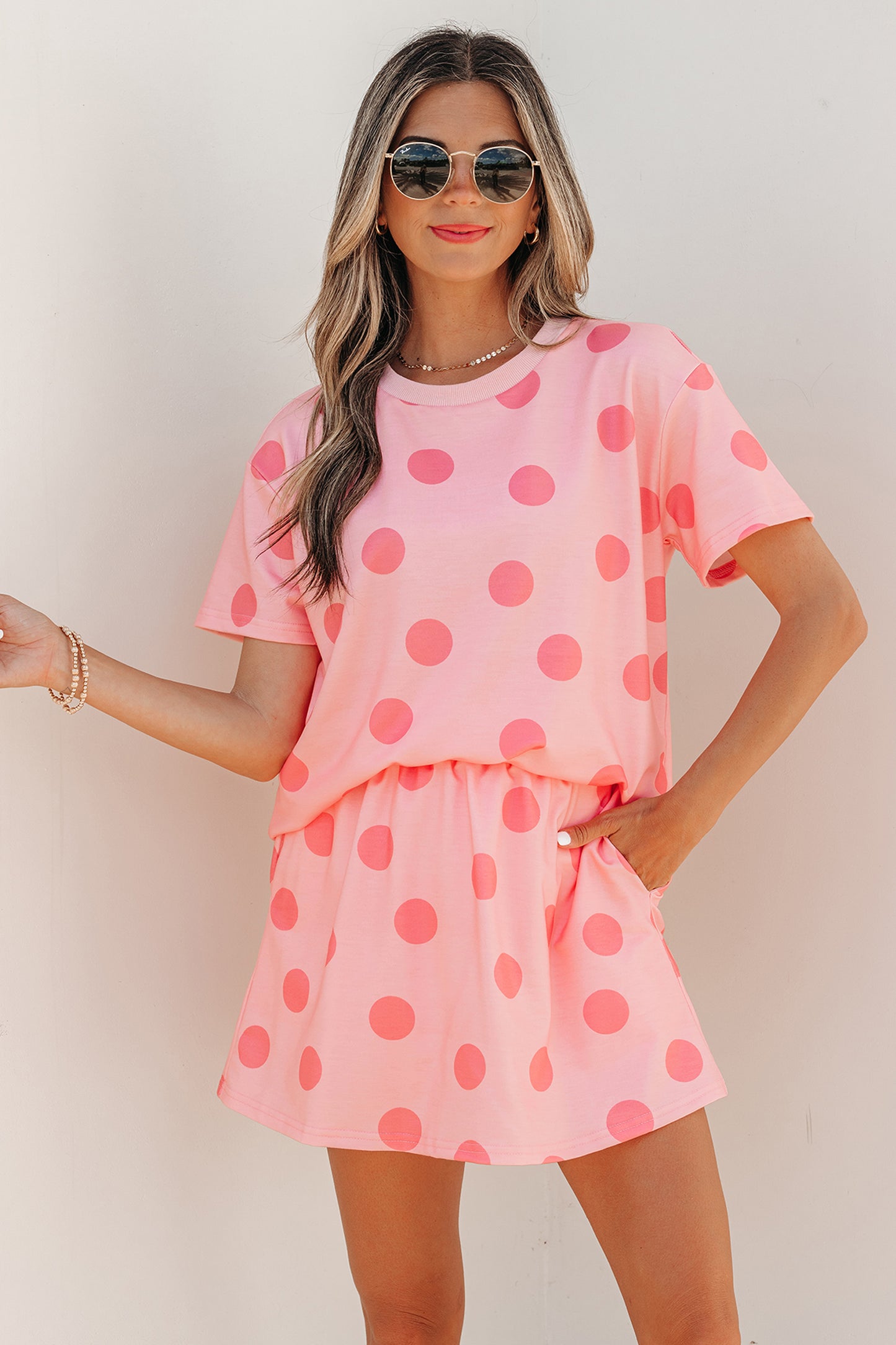Pop of Pink Skort Set