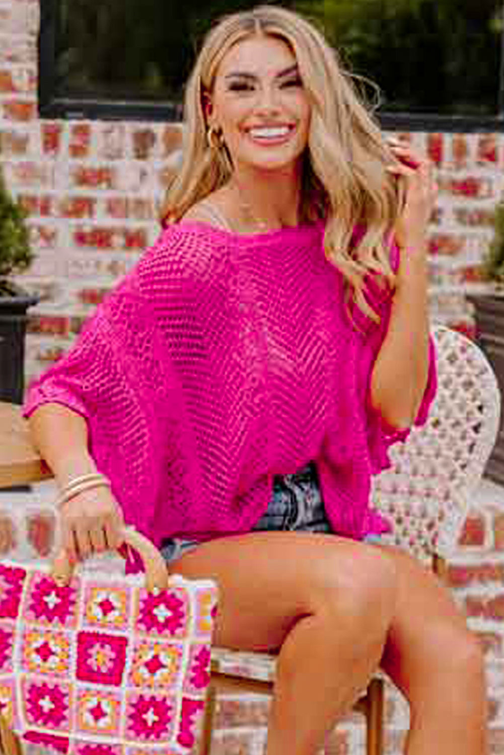 Electric Breeze Knit Top