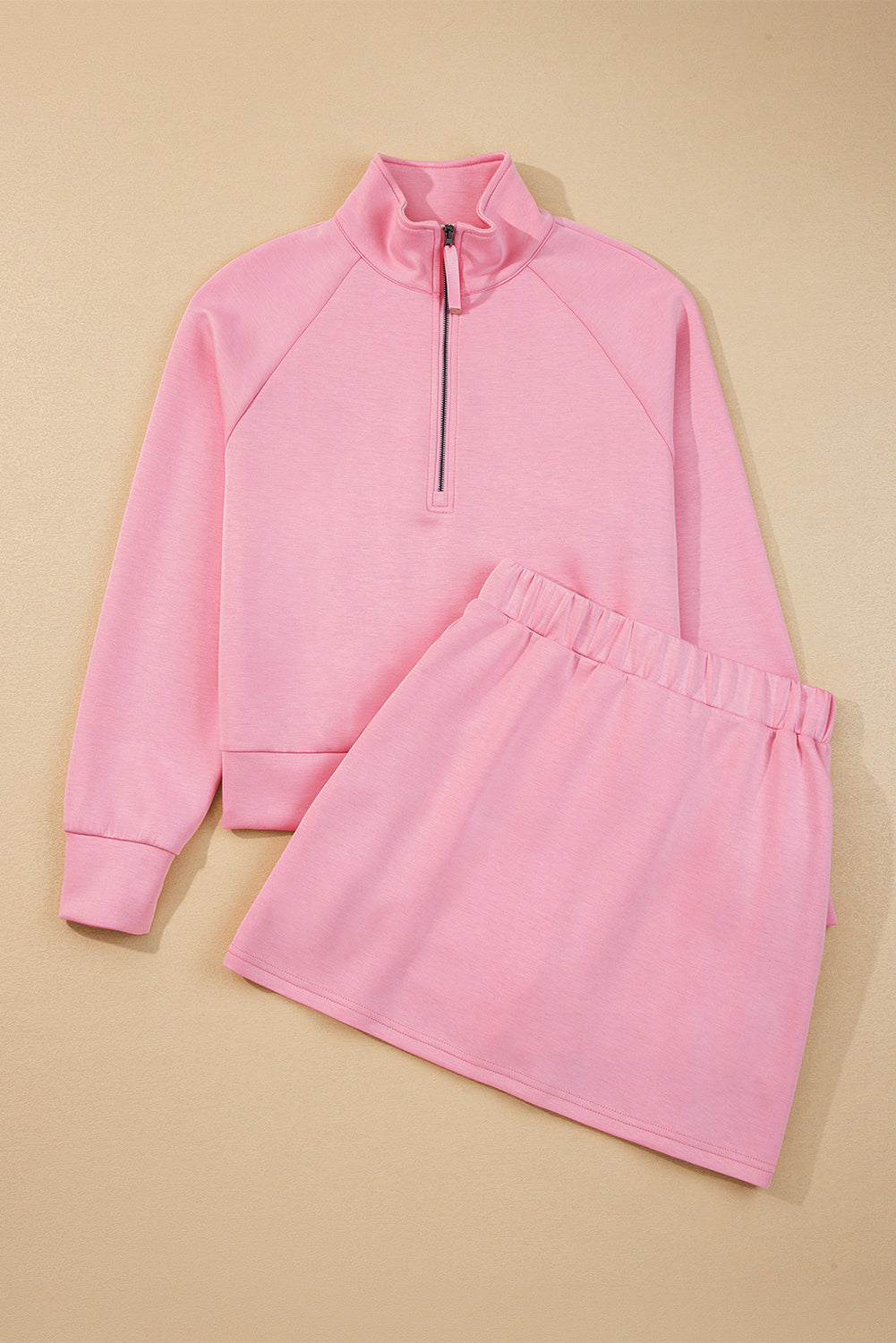 Rosy Retreat Half-Zip Set