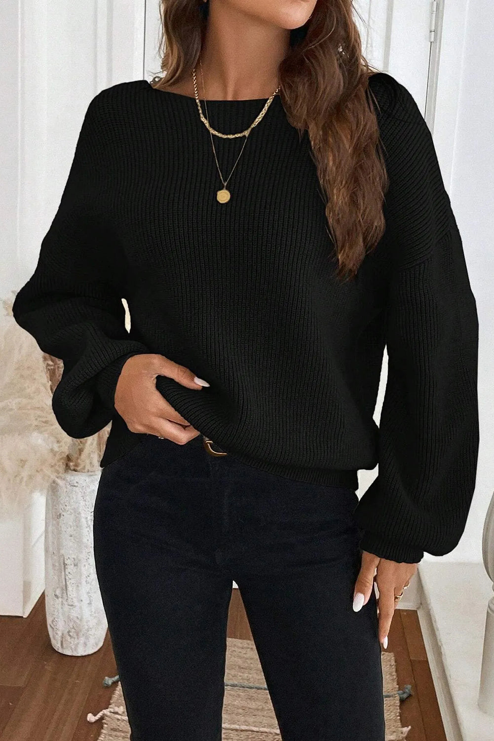 Tie the Night Sweater