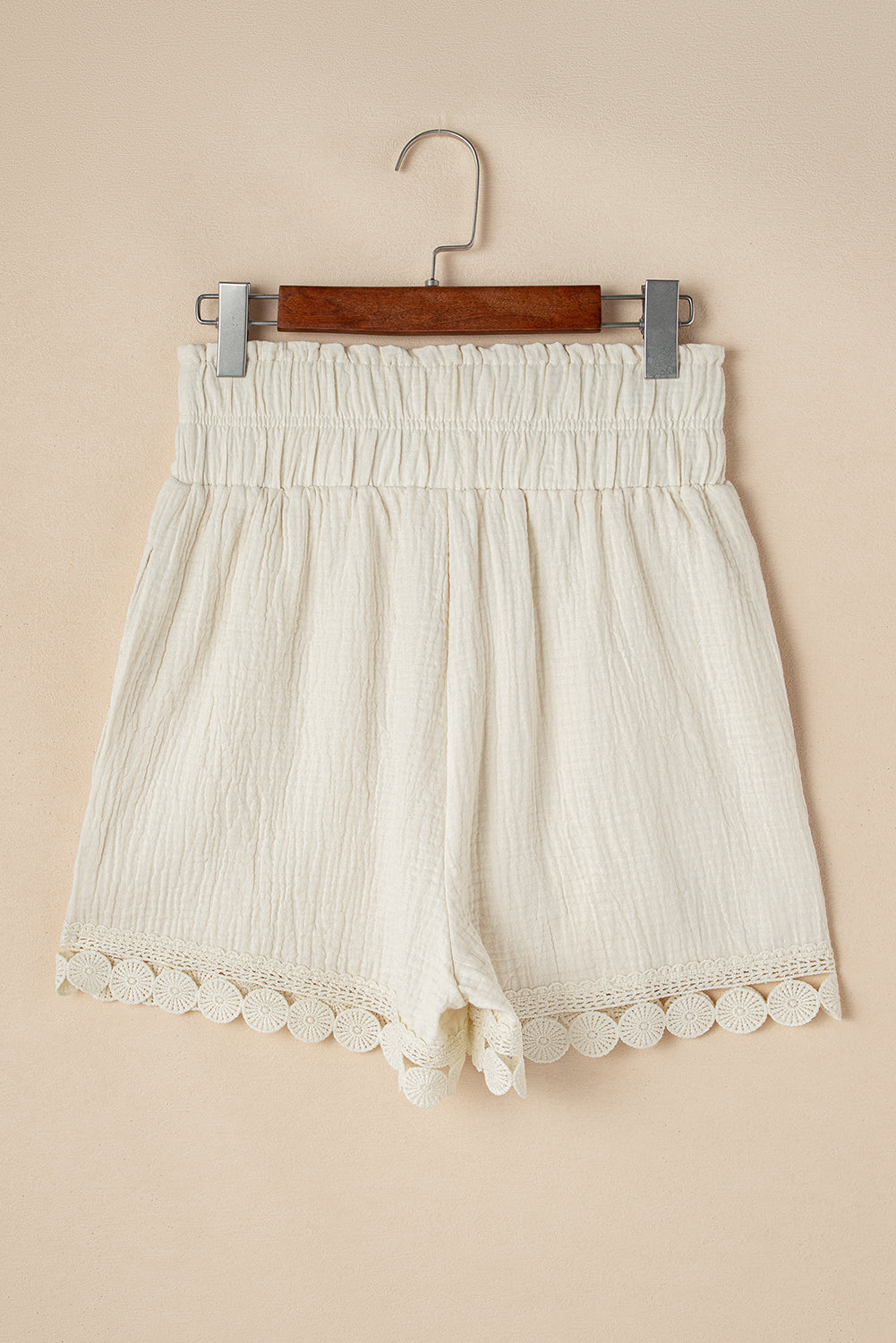 Coastal Charm Crochet Shorts