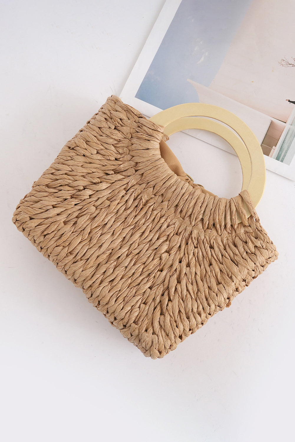 Golden Coast Woven Tote