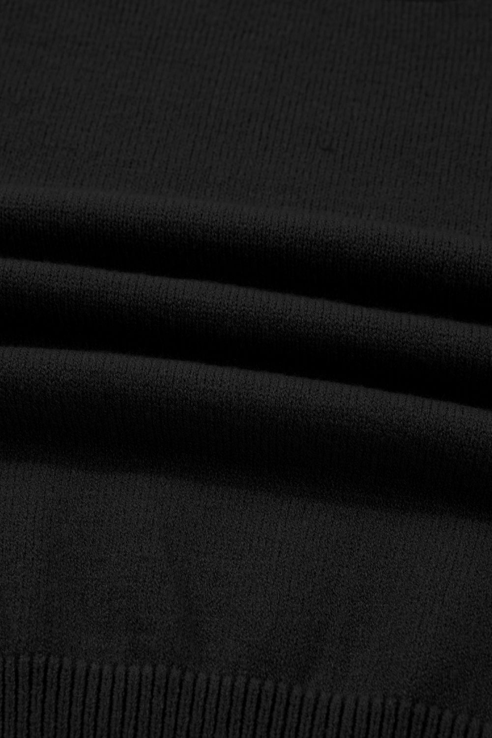 Midnight Ribbed Sweater Set