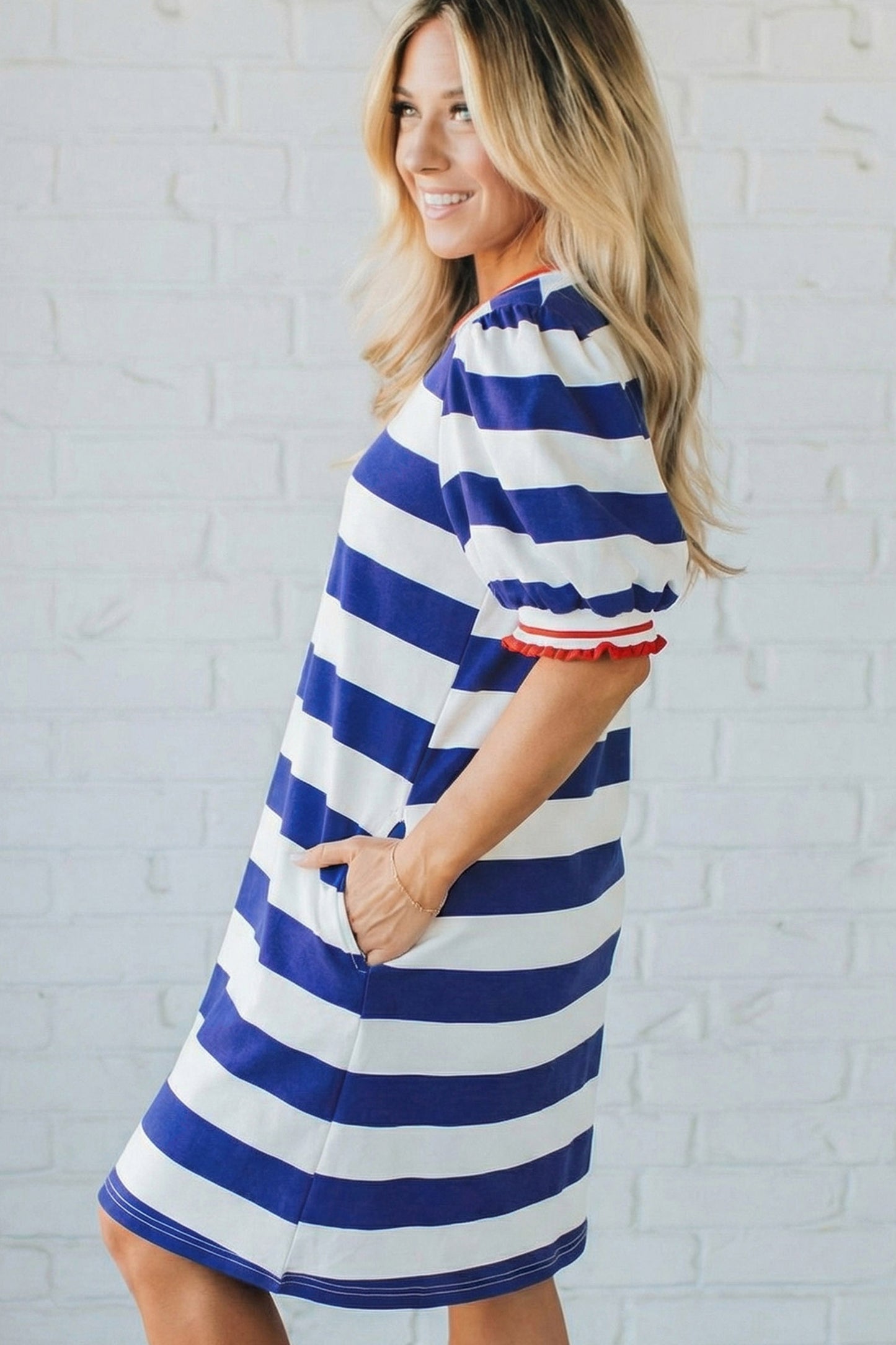 Harbor Stripe Everyday Dress
