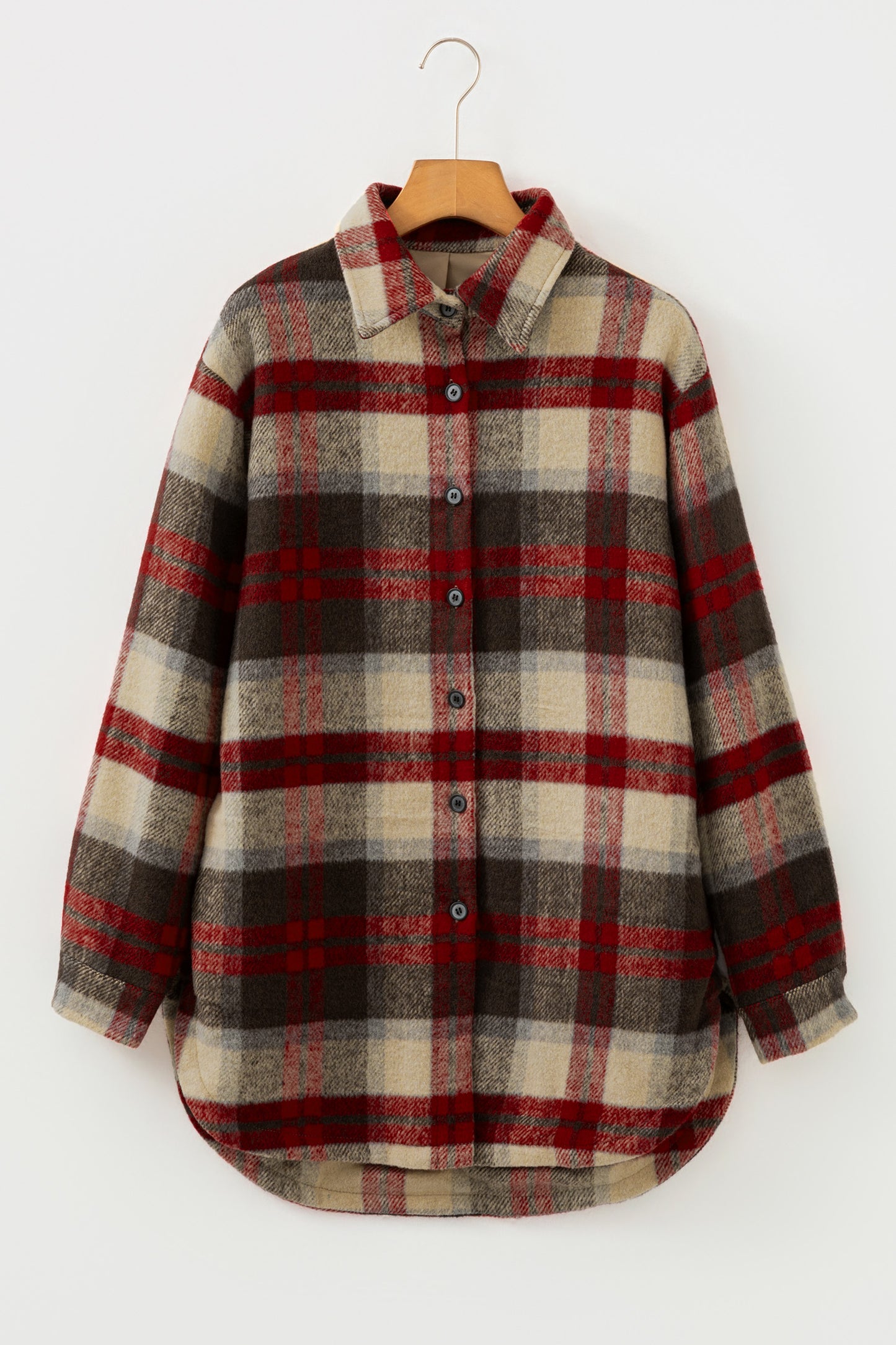 Holly Cabin Cozy Shacket