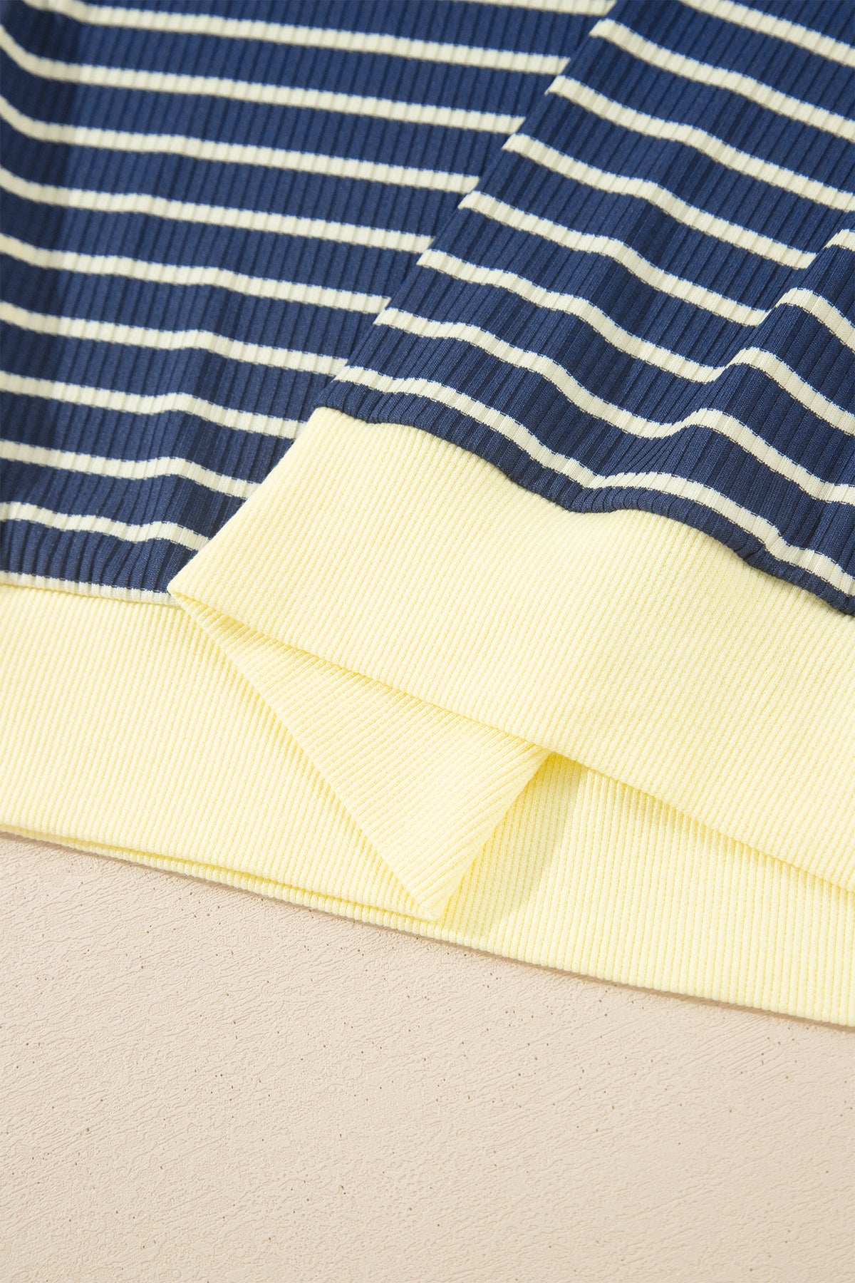 The Blue & Butter Stripe Set