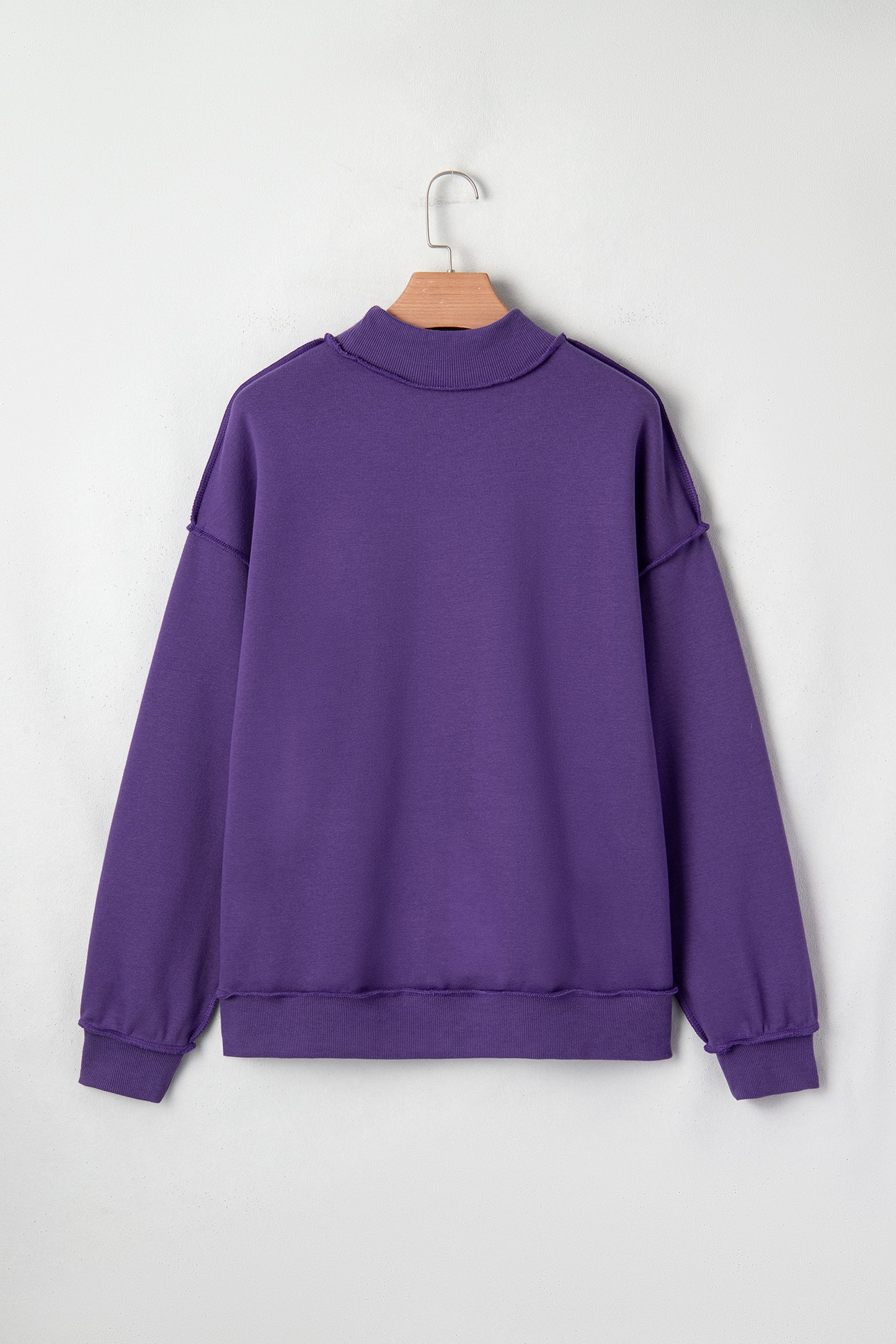 Violet Comfort Crew Pullover