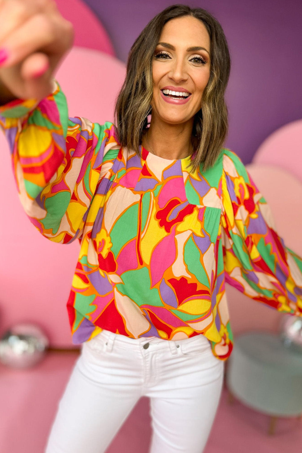 Palm Springs Playful Blouse