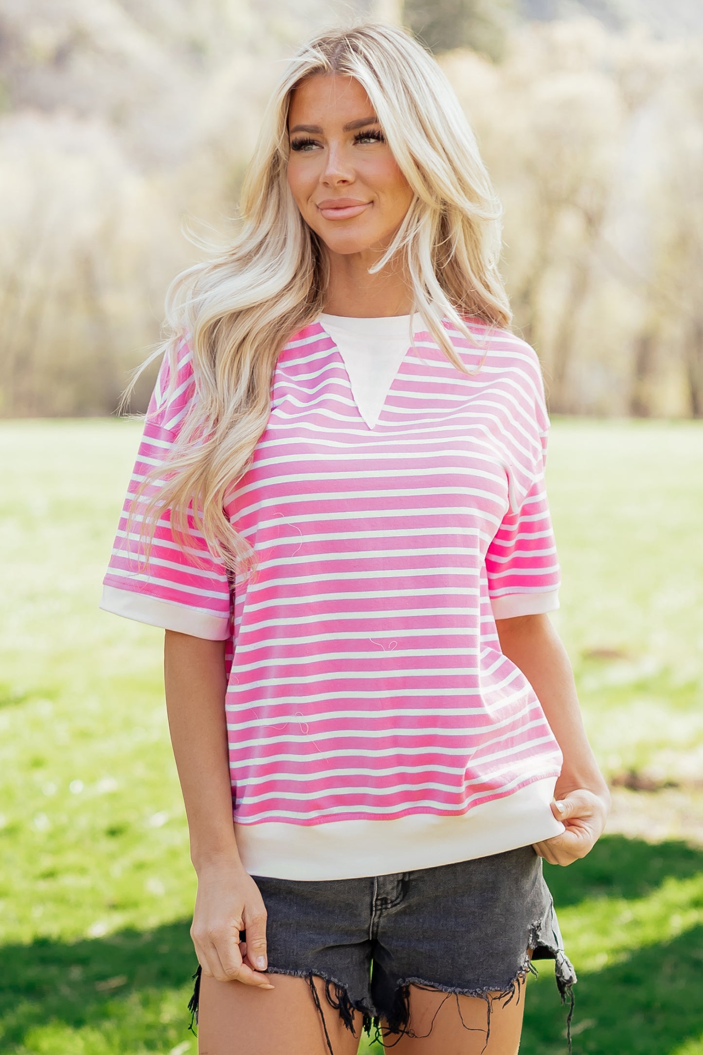 Everyday Sweet Stripe Tee