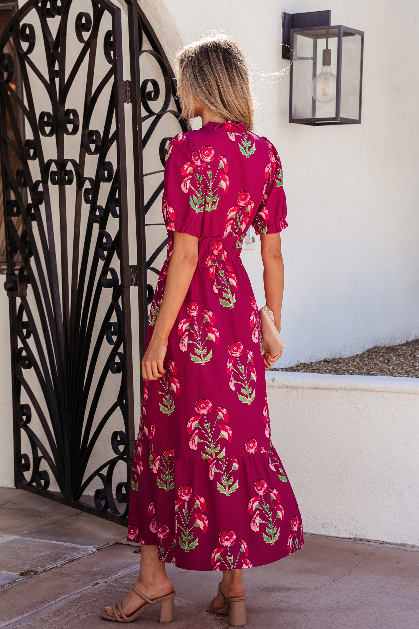 The Rosalie Garden Midi Dress