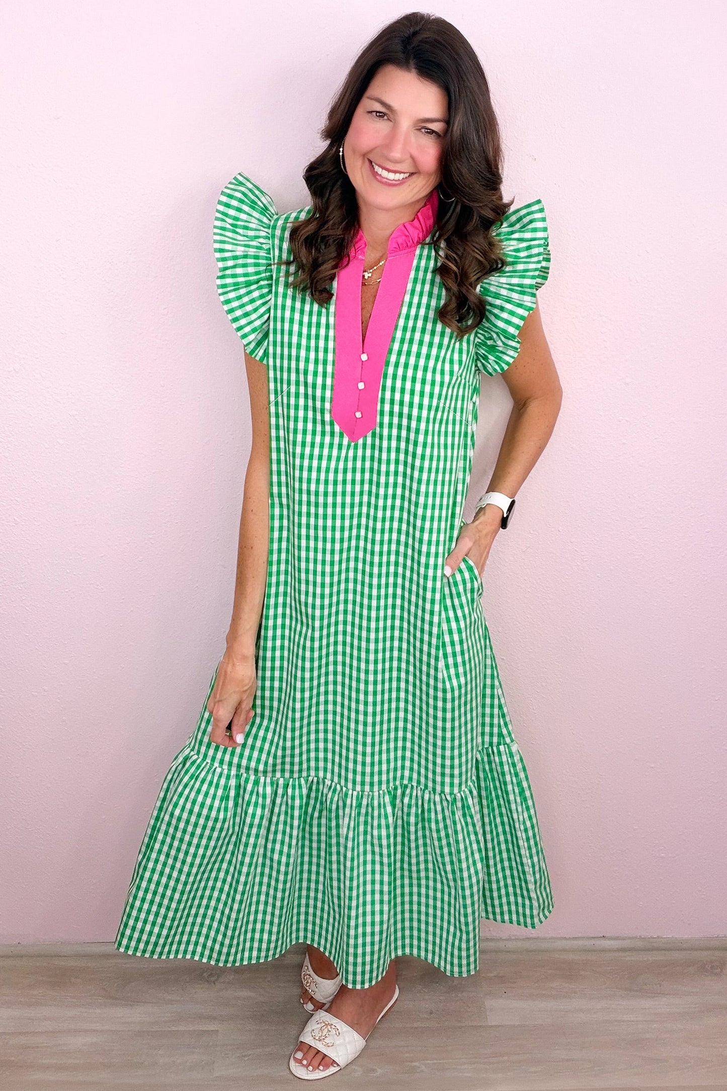 Emerald Picnic Charm Maxi