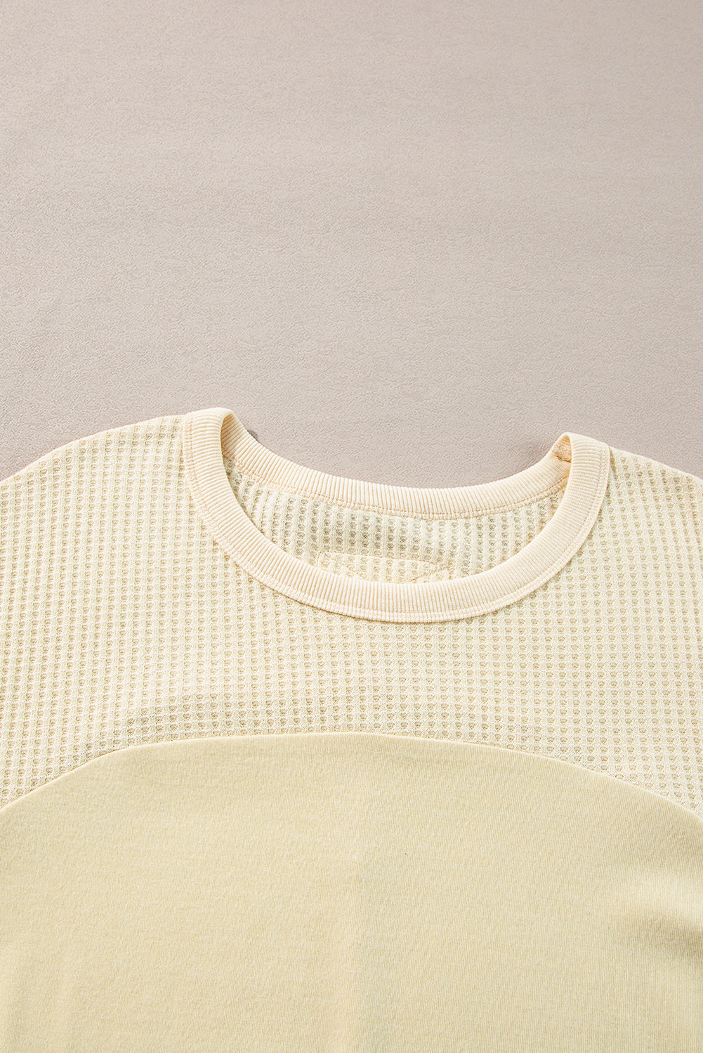 The Buttercream Block Knit