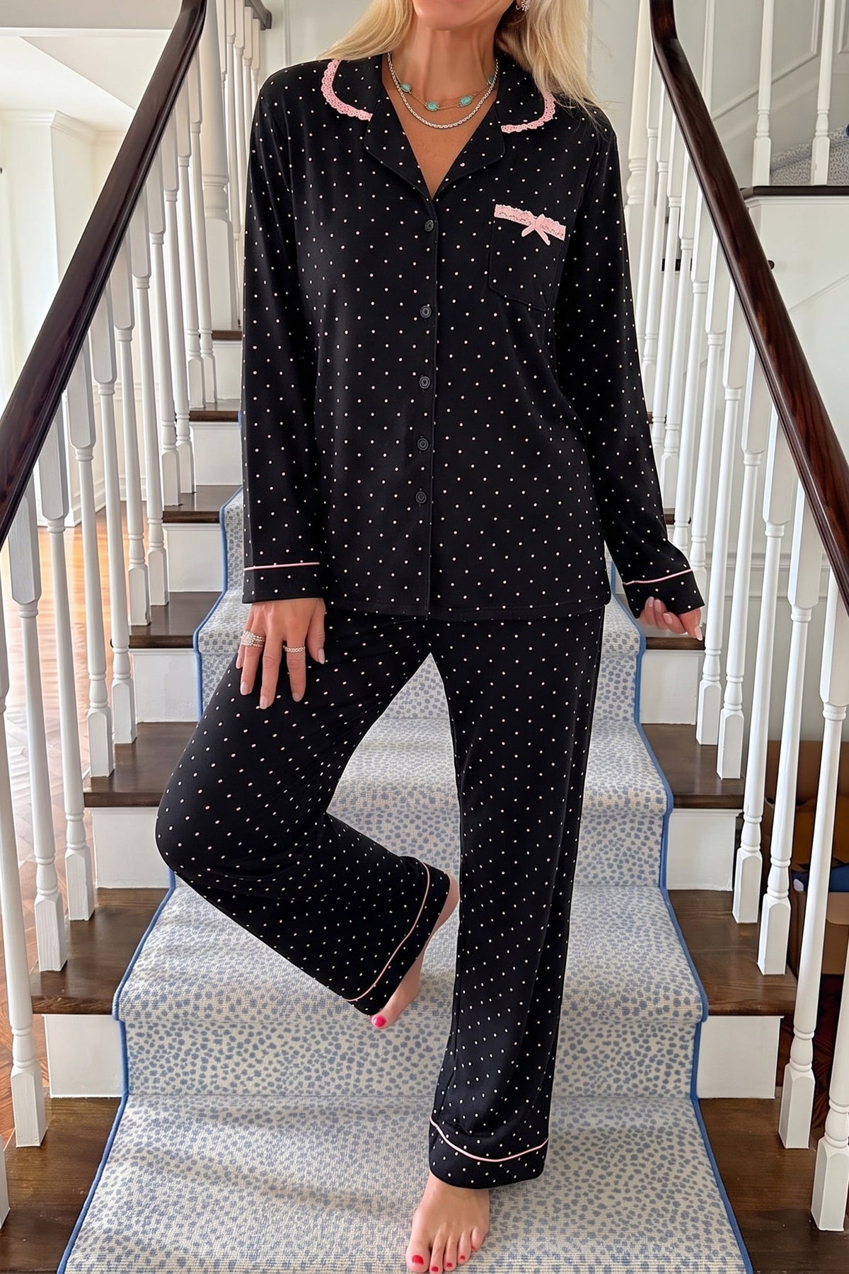 The Dot After Dark Pajama Set