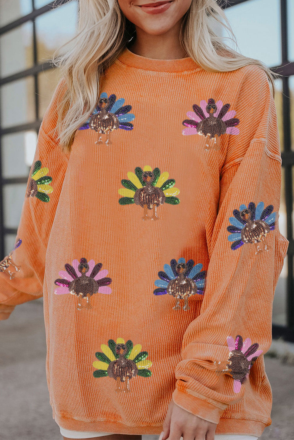 The Turkey Trot & Sparkle Sweatshirt