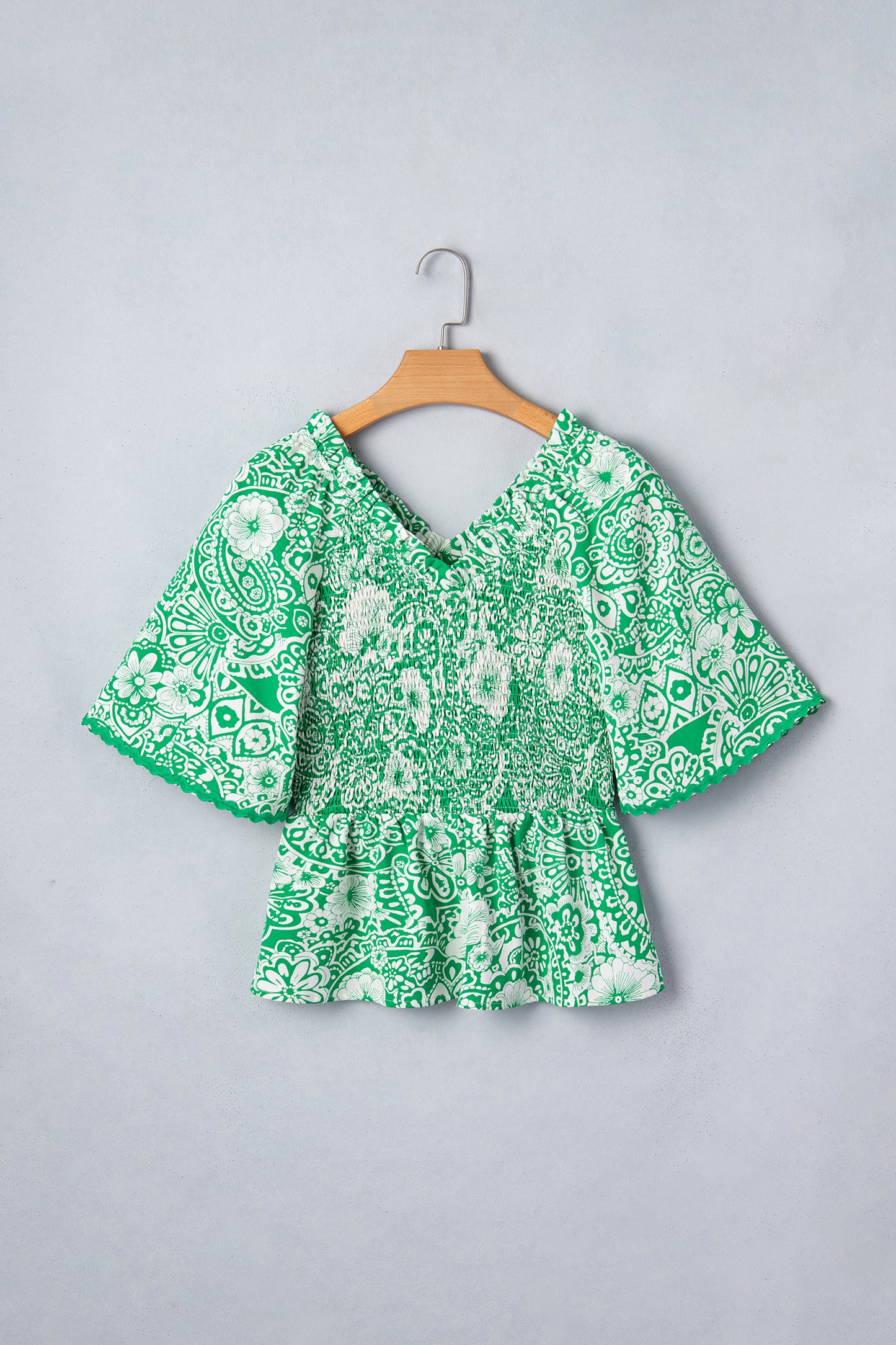The Emerald Mosaic Blouse