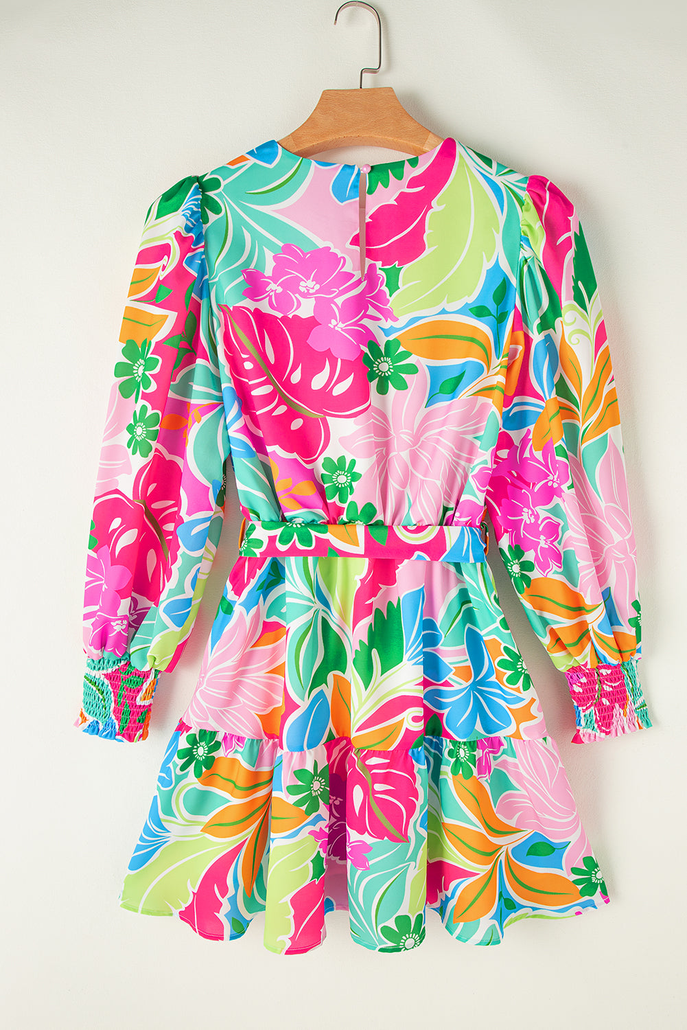 Palm Springs Bloom Tiered Dress