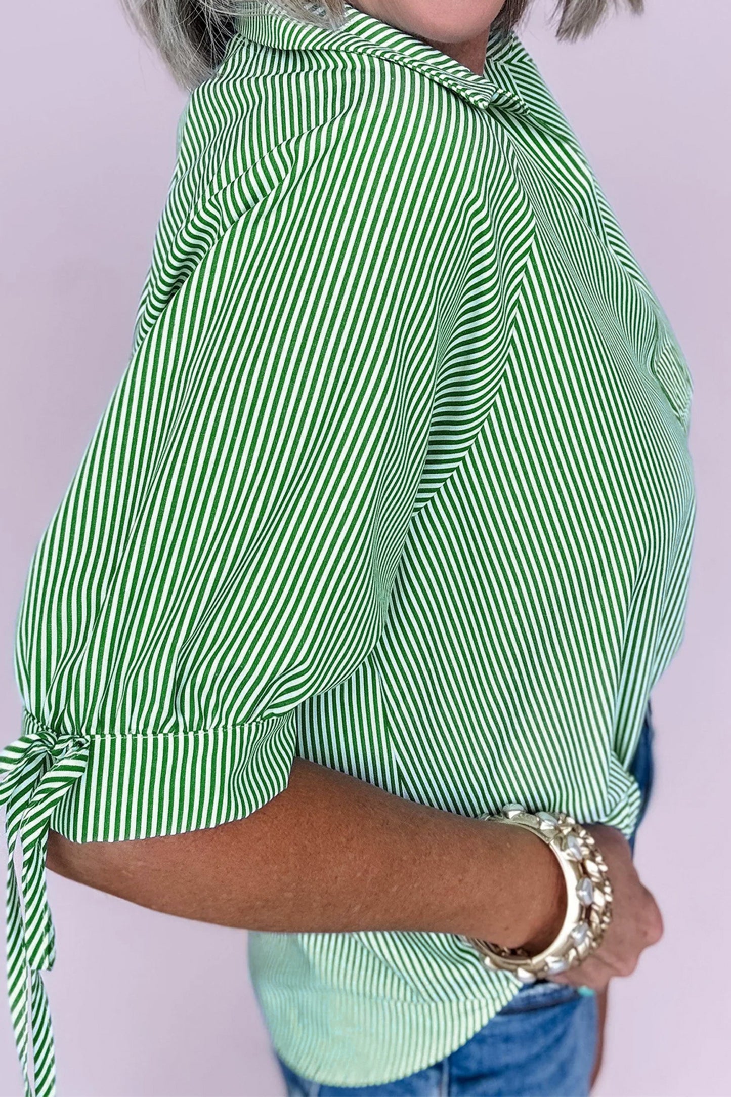 The Greenbrier Stripe Blouse