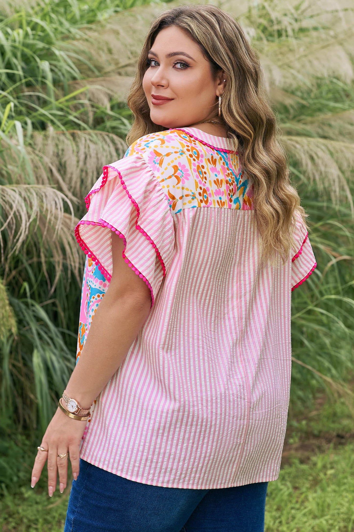 Curvy Fiesta Belle Blouse
