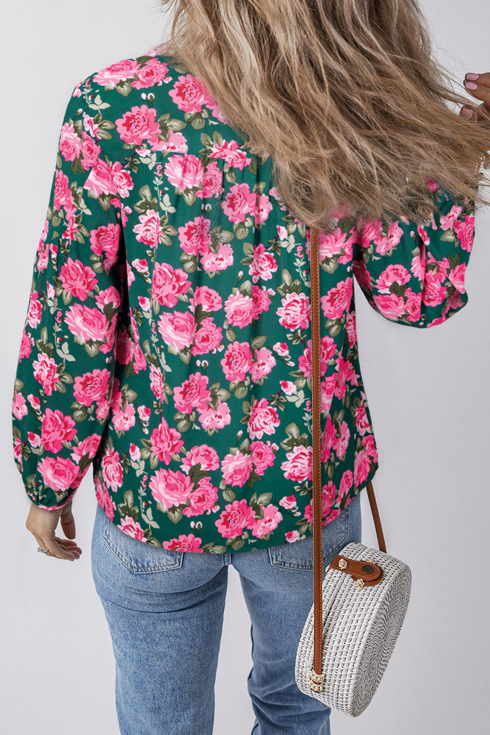 The Garden Party Tie Blouse