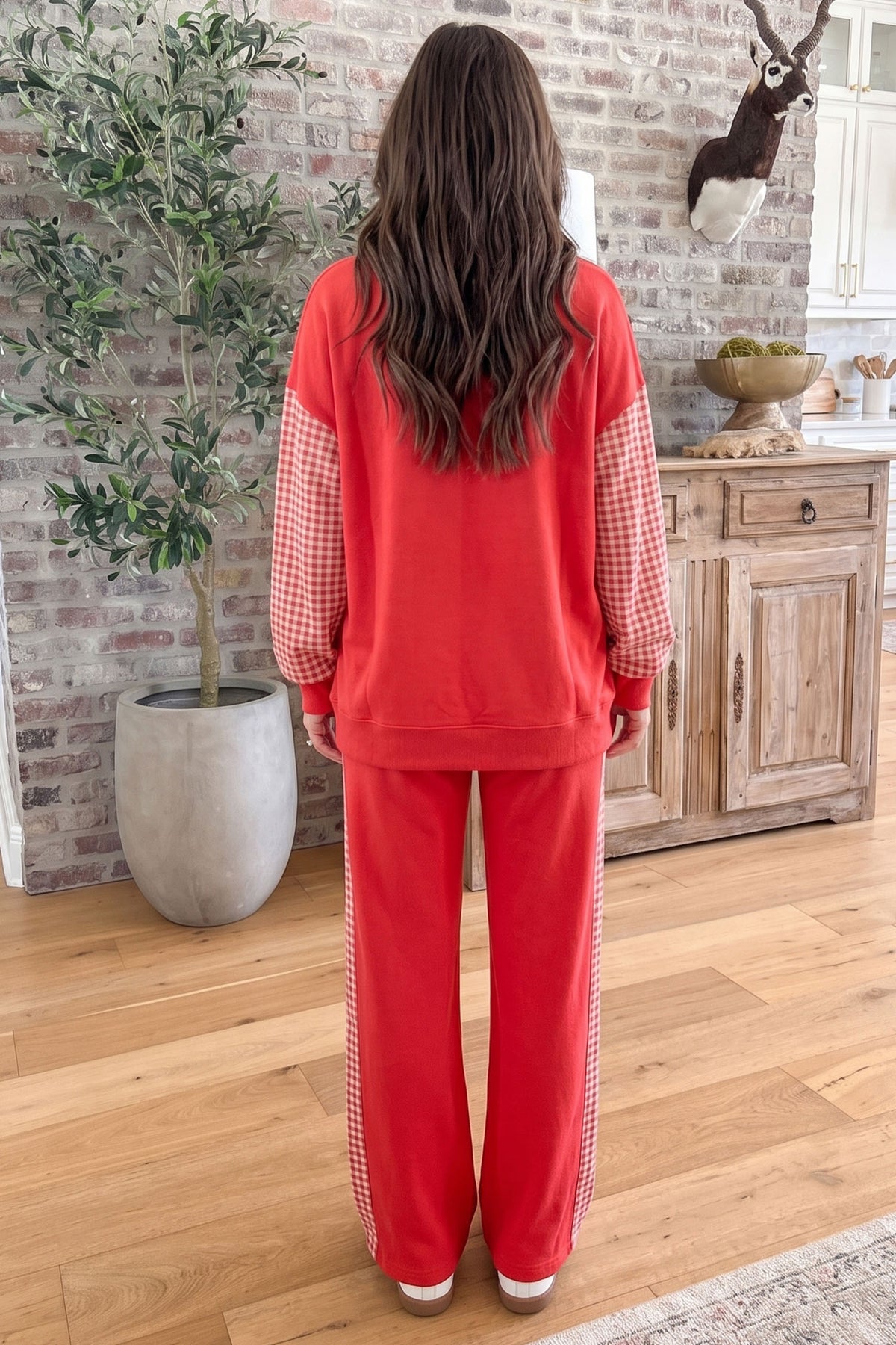 The Check It Out Pant Set