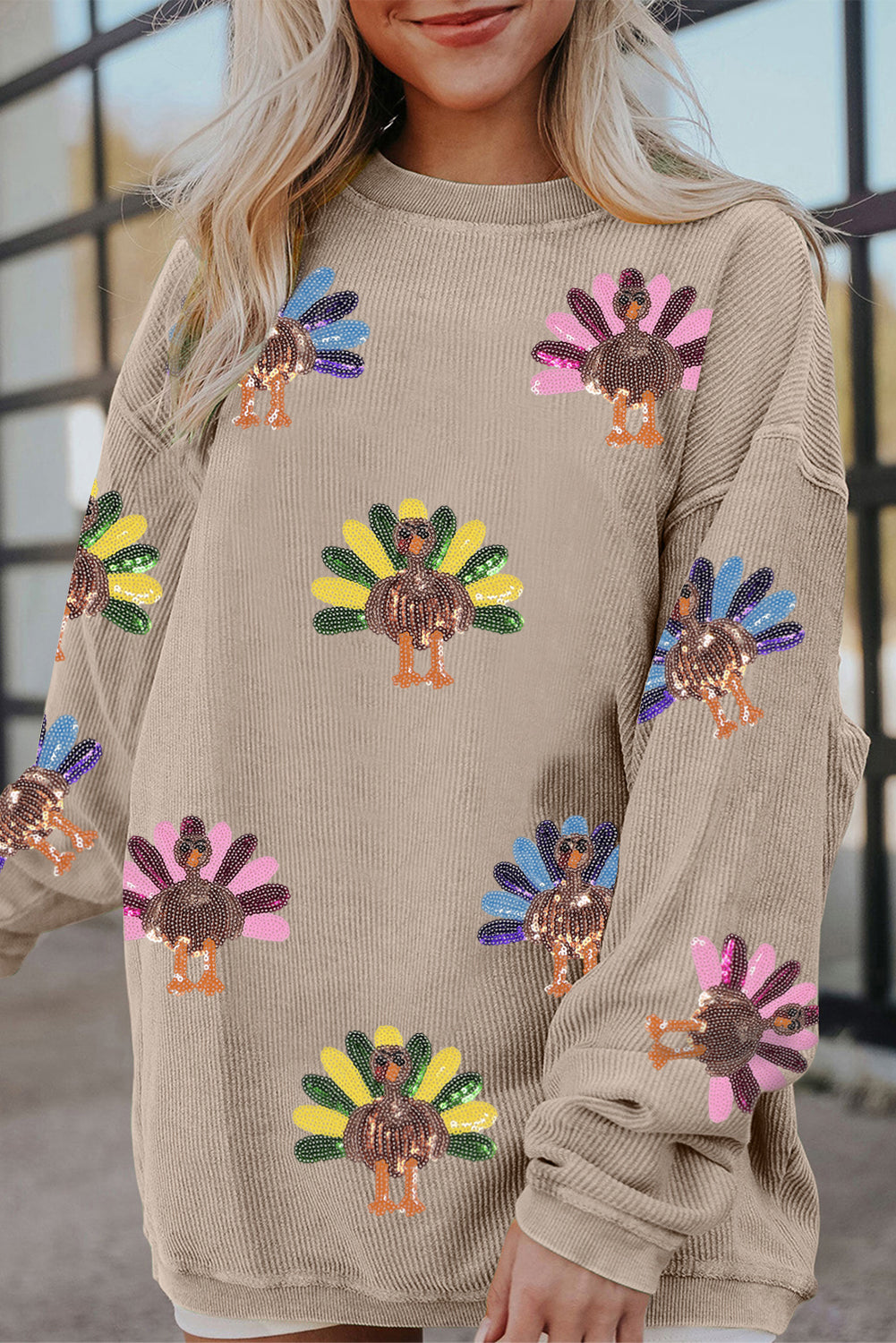 The Turkey Trot & Sparkle Sweatshirt