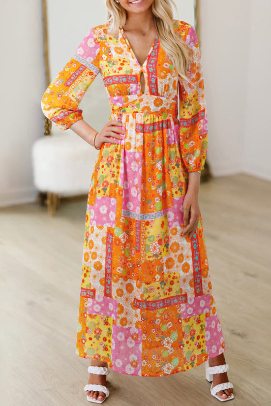 Marigold Patchwork Maxi