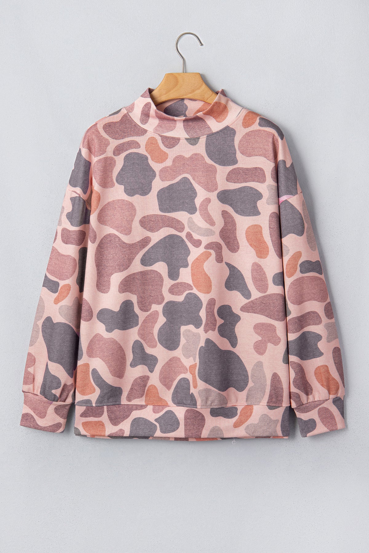 The Blush Wild Side Mock Neck