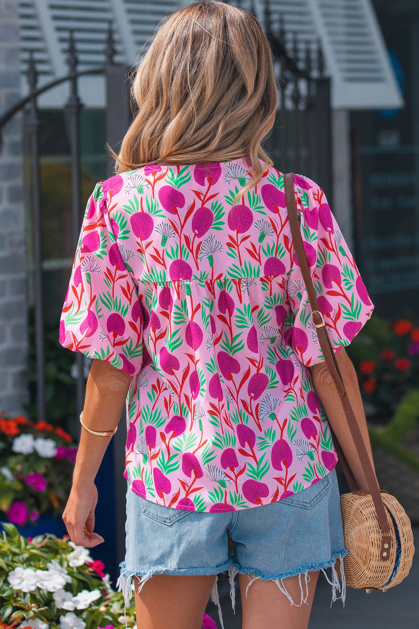 The Pink Paradise Tassel Blouse