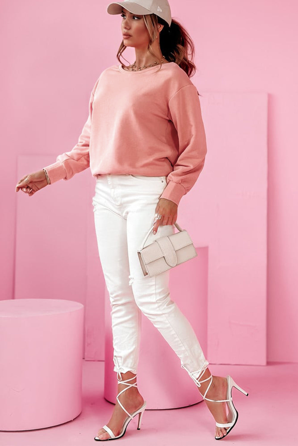Love Me Back Bow Sweatshirt