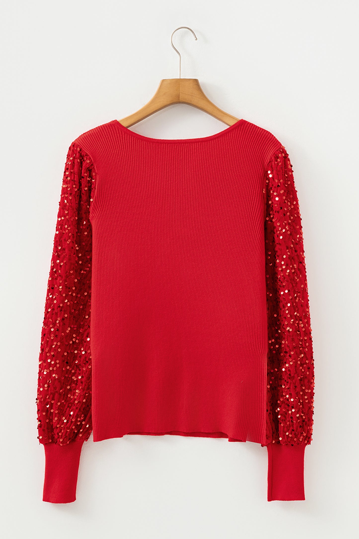 Merry Magic Sequin Sleeve Sweater