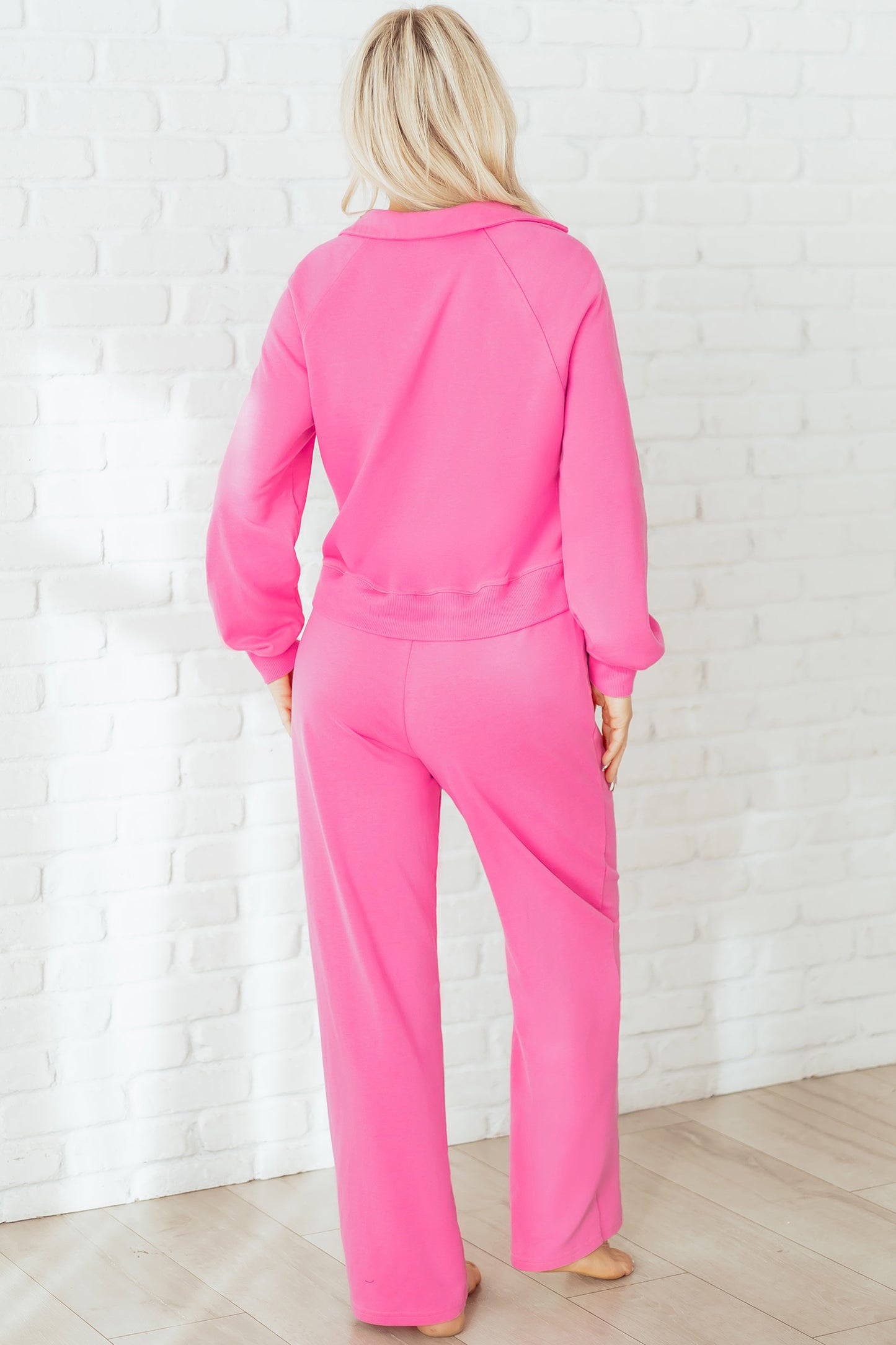 Bubblegum Pink Relaxed Lounge Set