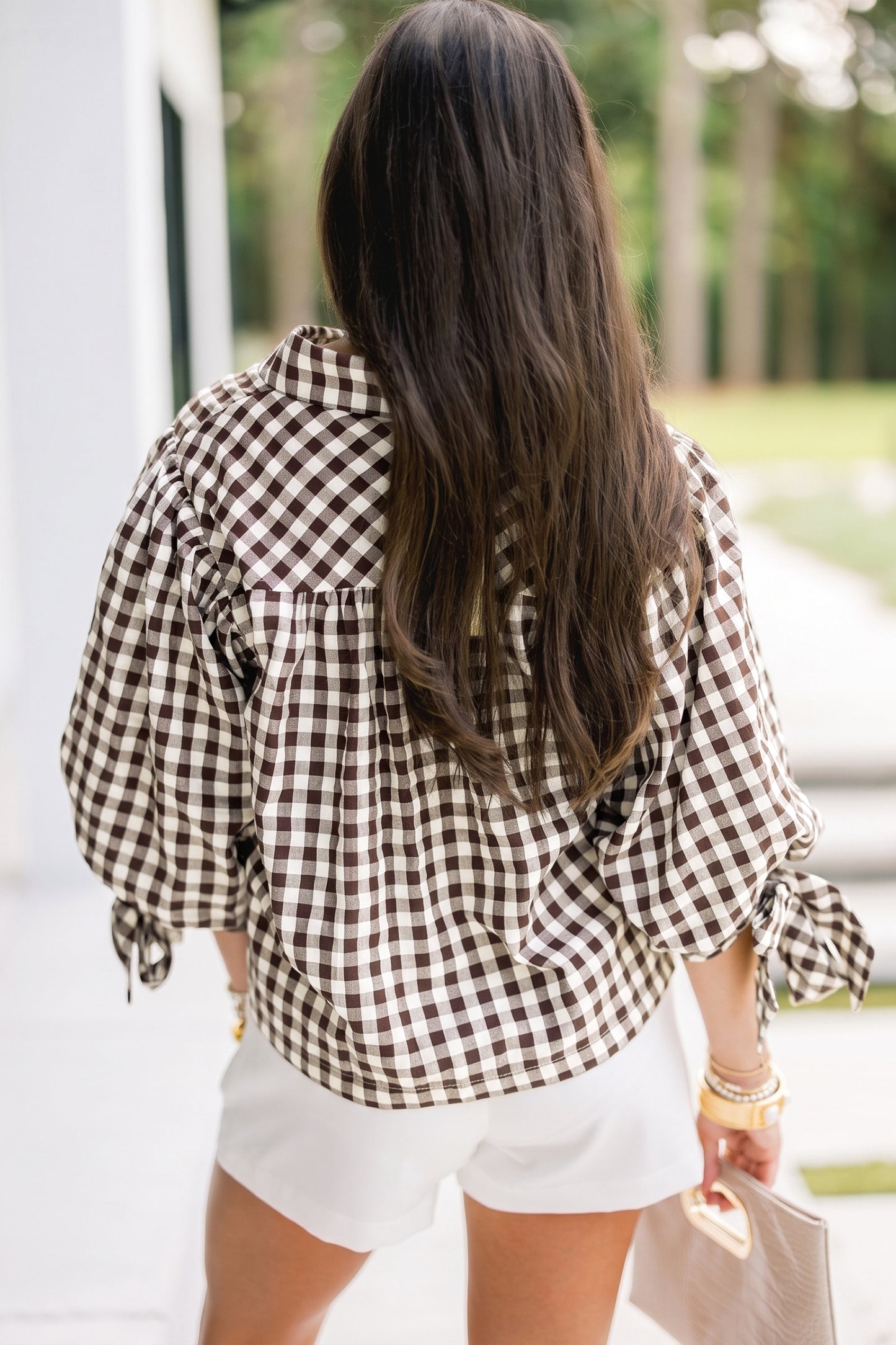 Cocoa Belle Gingham Blouse