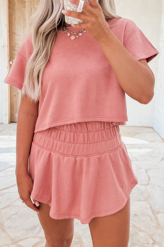 The Blush On the Go Skort Set