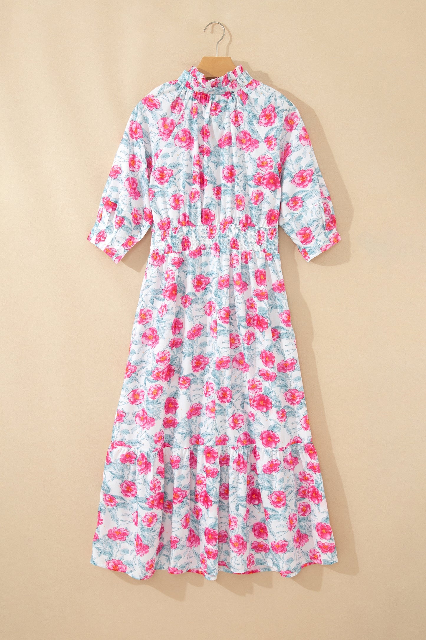 The Rosé Garden Midi Dress