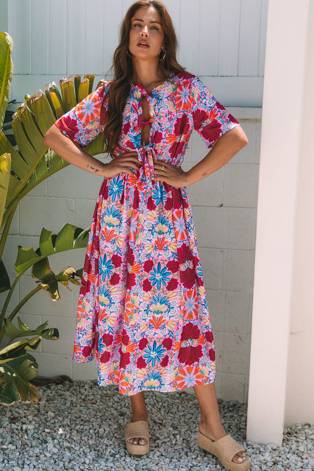Festival Bloom Midi Dress