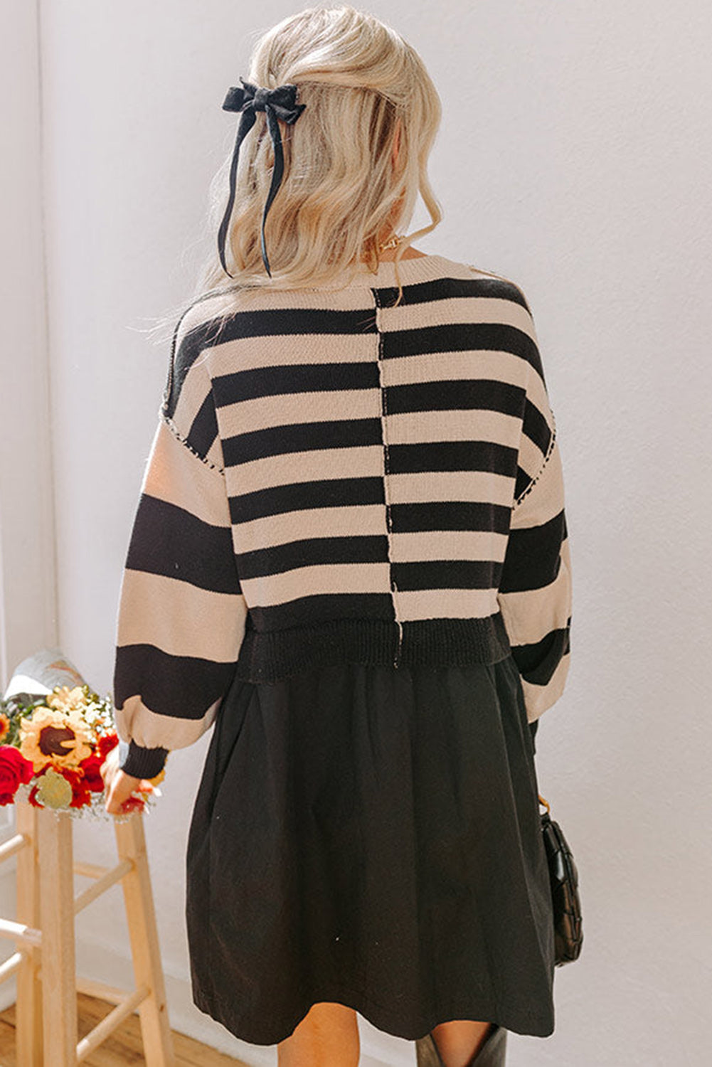 The Soho Statement Stripe Sweater Dress
