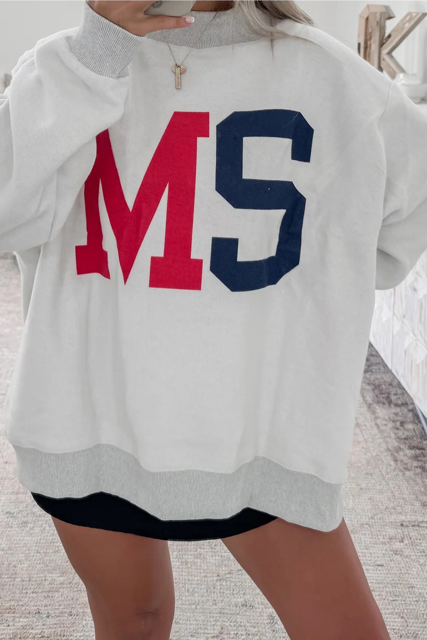 Hometown Heart Reversible Pullover