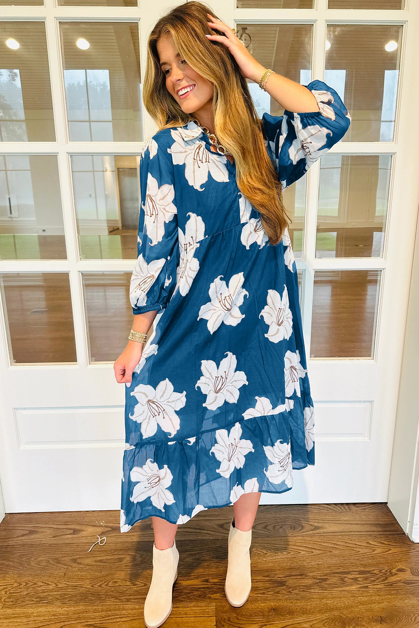 Bluebell Grace Midi Dress