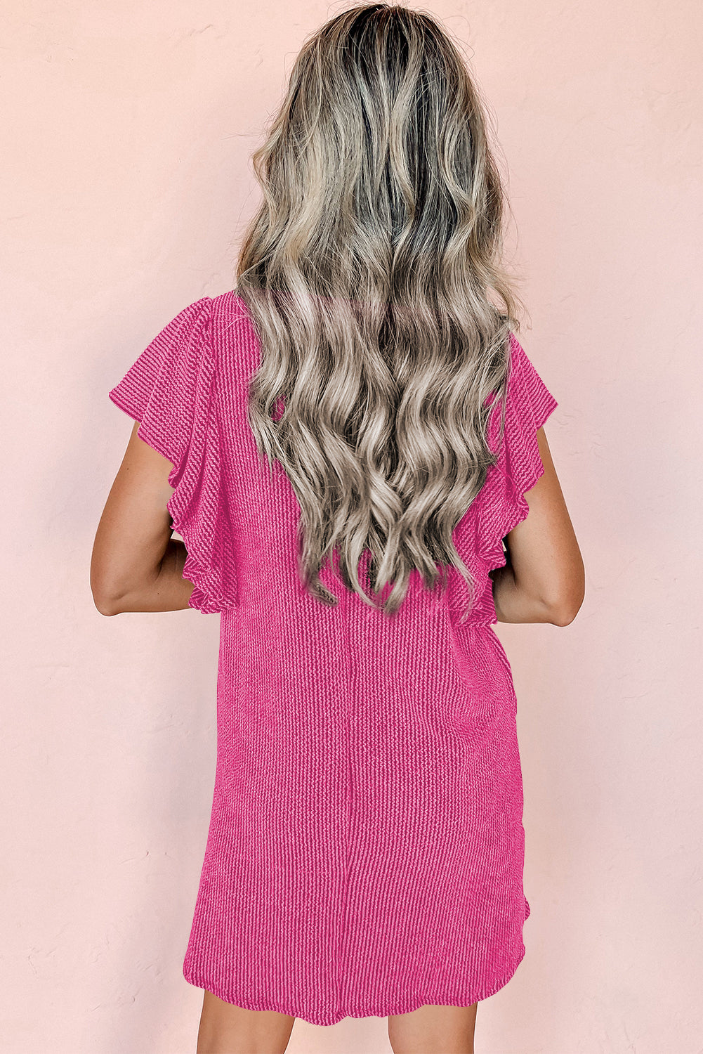Blush Blessed Mock Neck Dress