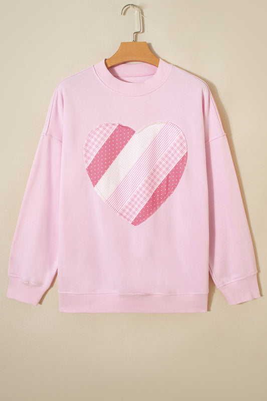 Sweetheart Patchwork Pullover