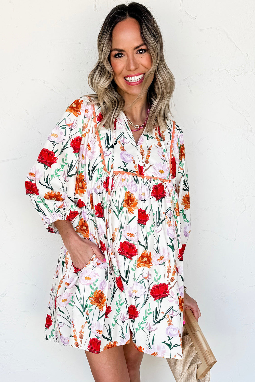 Wildflower Garden Babydoll Dress