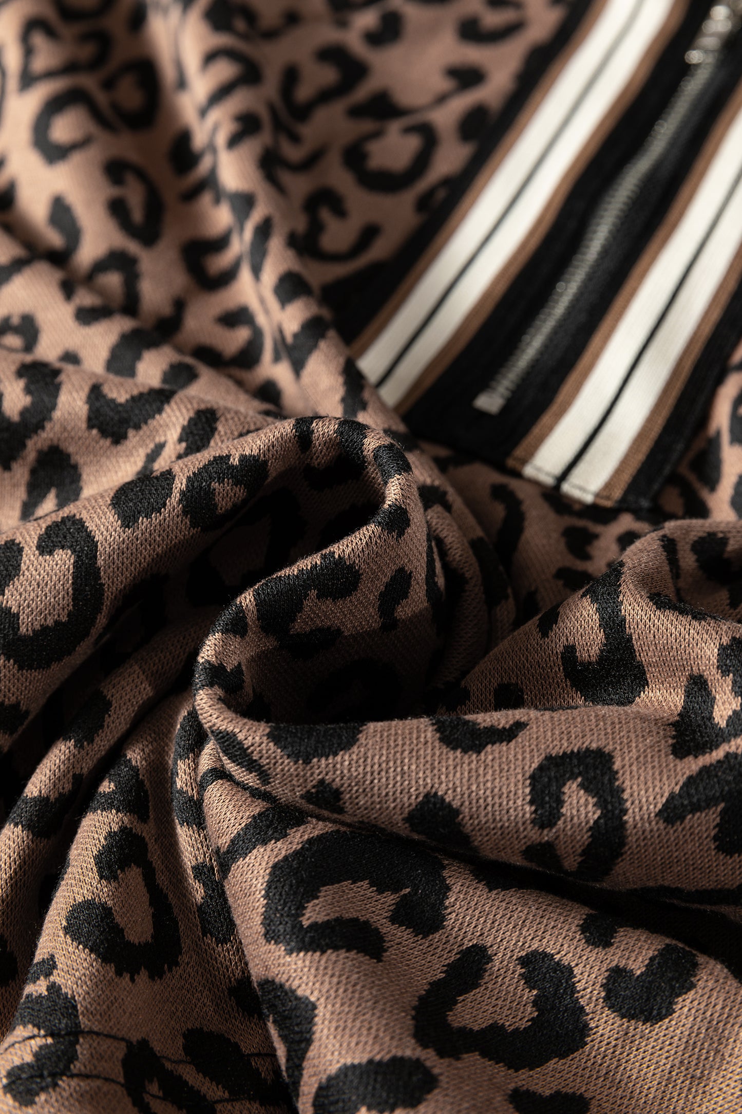 Wild Intentions Leopard Half-Zip Set