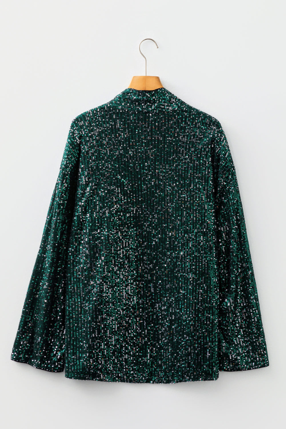 Emerald Elegance Sequin Kimono