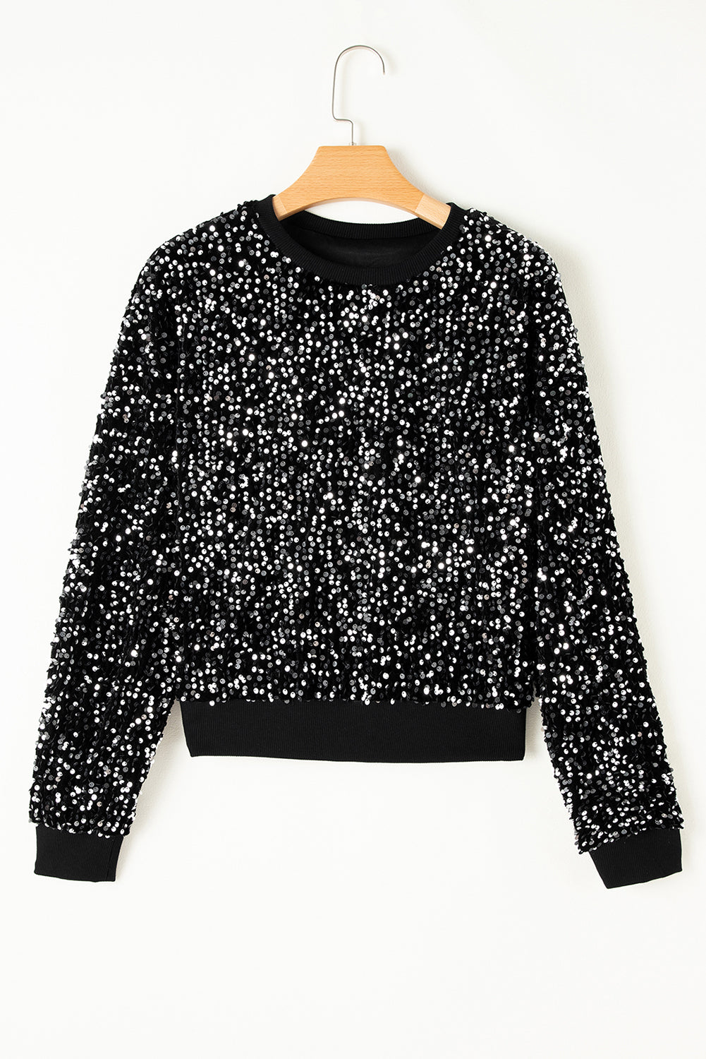 Silver Skyline Sequin Sweater