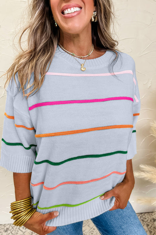 Sunbeam Stripe Knit Top
