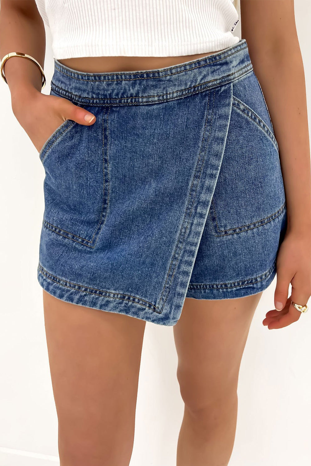 Harbor Breeze Denim Skort