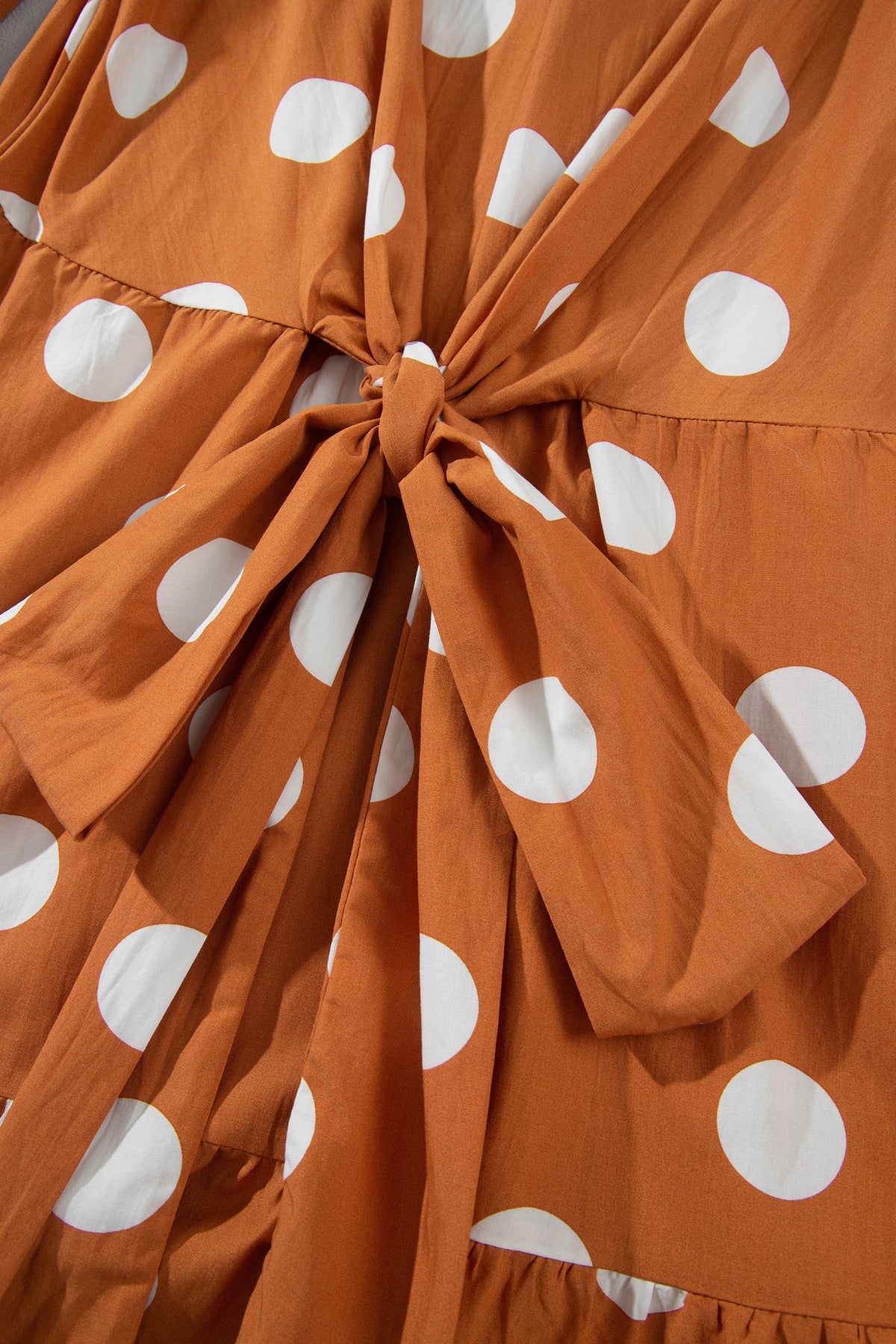 The Caramel Confetti Mini Dress