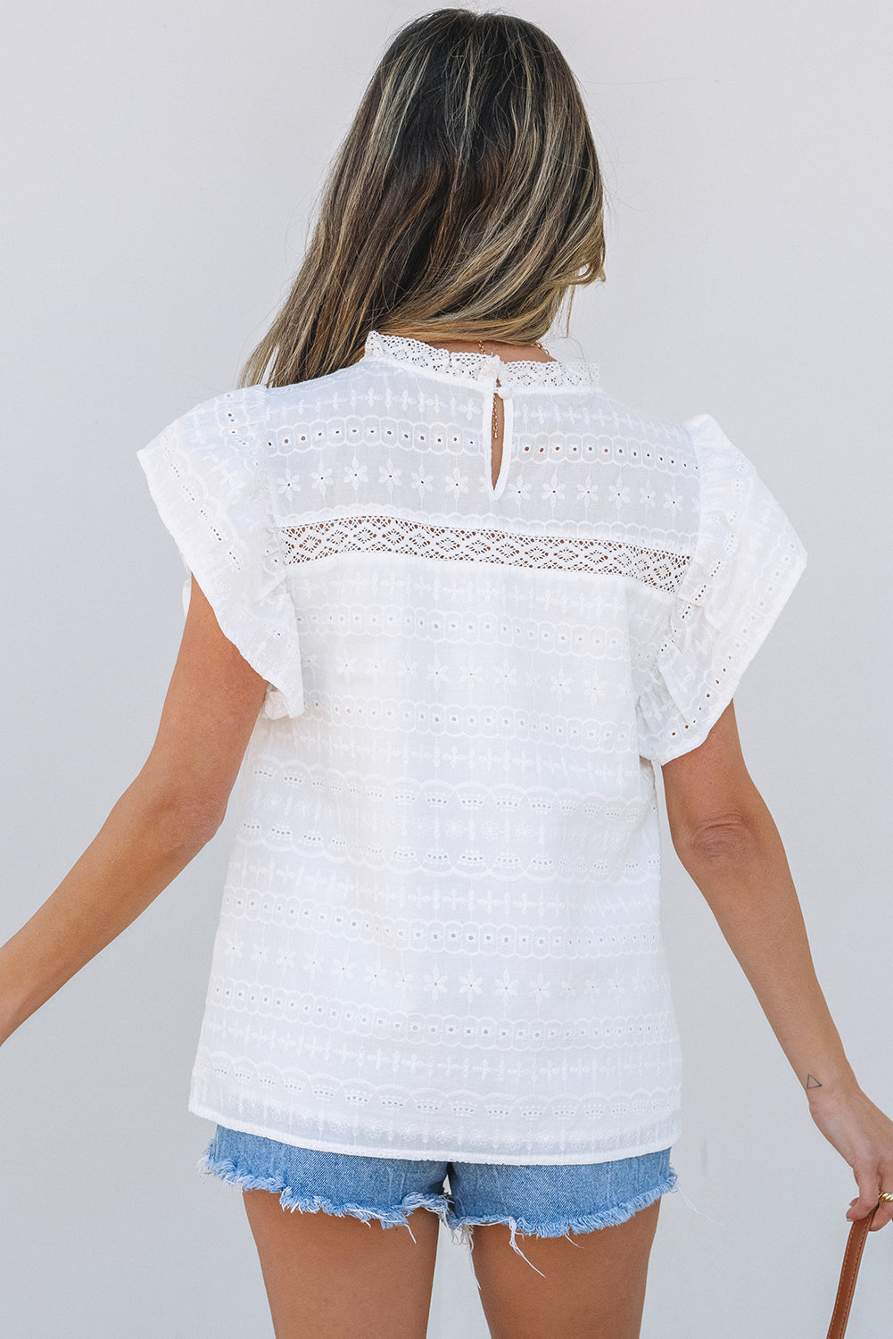 Sweet Magnolia Eyelet Blouse
